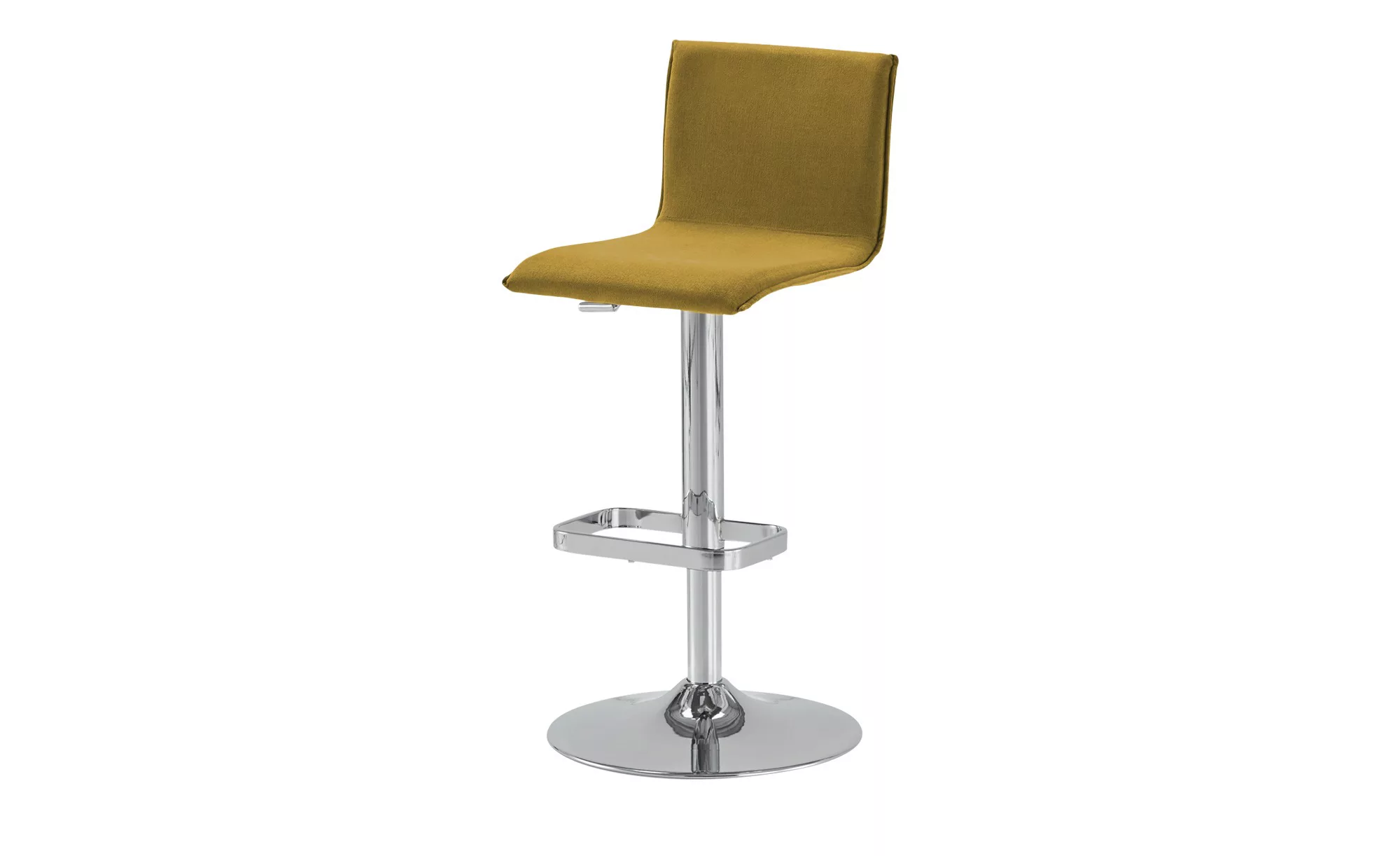 Webstoff-Barhocker - gelb - 44 cm - 37 cm - Stühle > Barhocker - Möbel Kraf günstig online kaufen