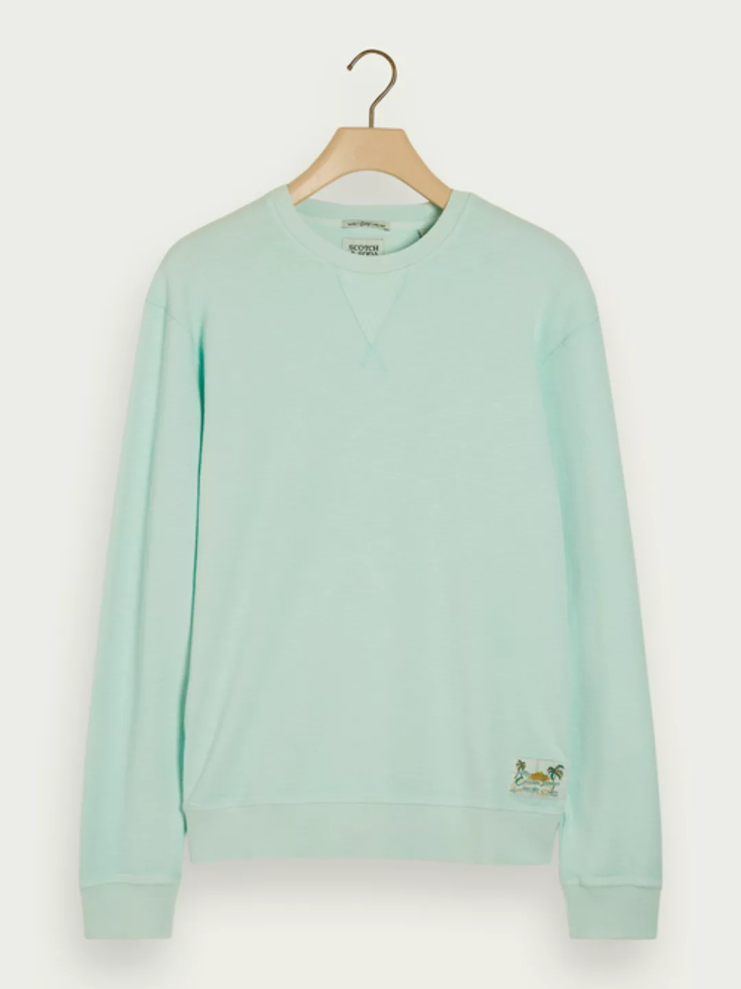 Scotch & Soda „Garment-Dye“-Sweatshirt mit Rundhalsausschnitt günstig online kaufen