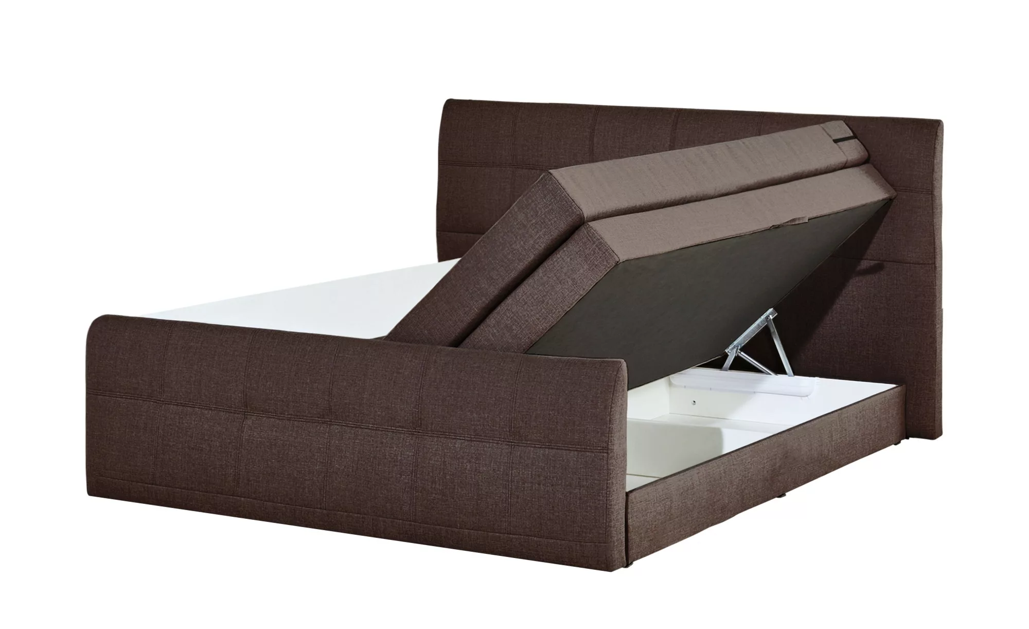 Boxspringbett mit Bettkasten Earl ¦ braun ¦ Maße (cm): B: 200 H: 110 Betten günstig online kaufen
