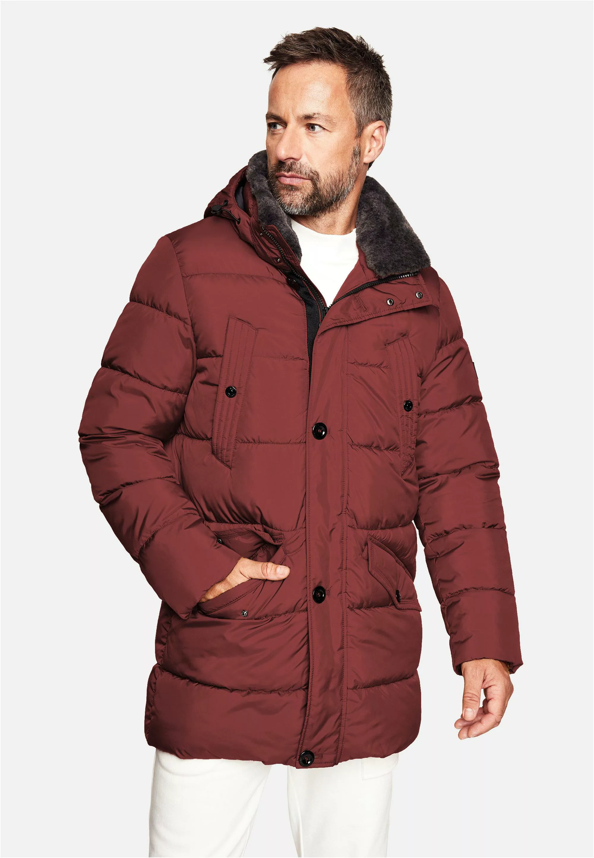 New Canadian Steppjacke, mit abnehmbarem Innenkragen günstig online kaufen