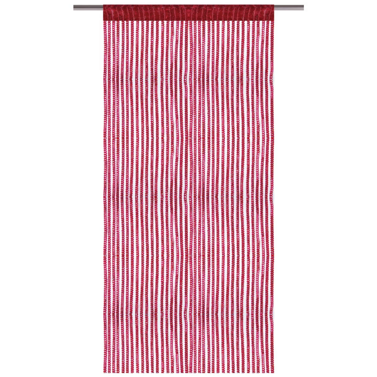 Bestlivings Fadenvorhand Fadengardine Vorhang Gardine Rot 90 cm x 250 cm günstig online kaufen