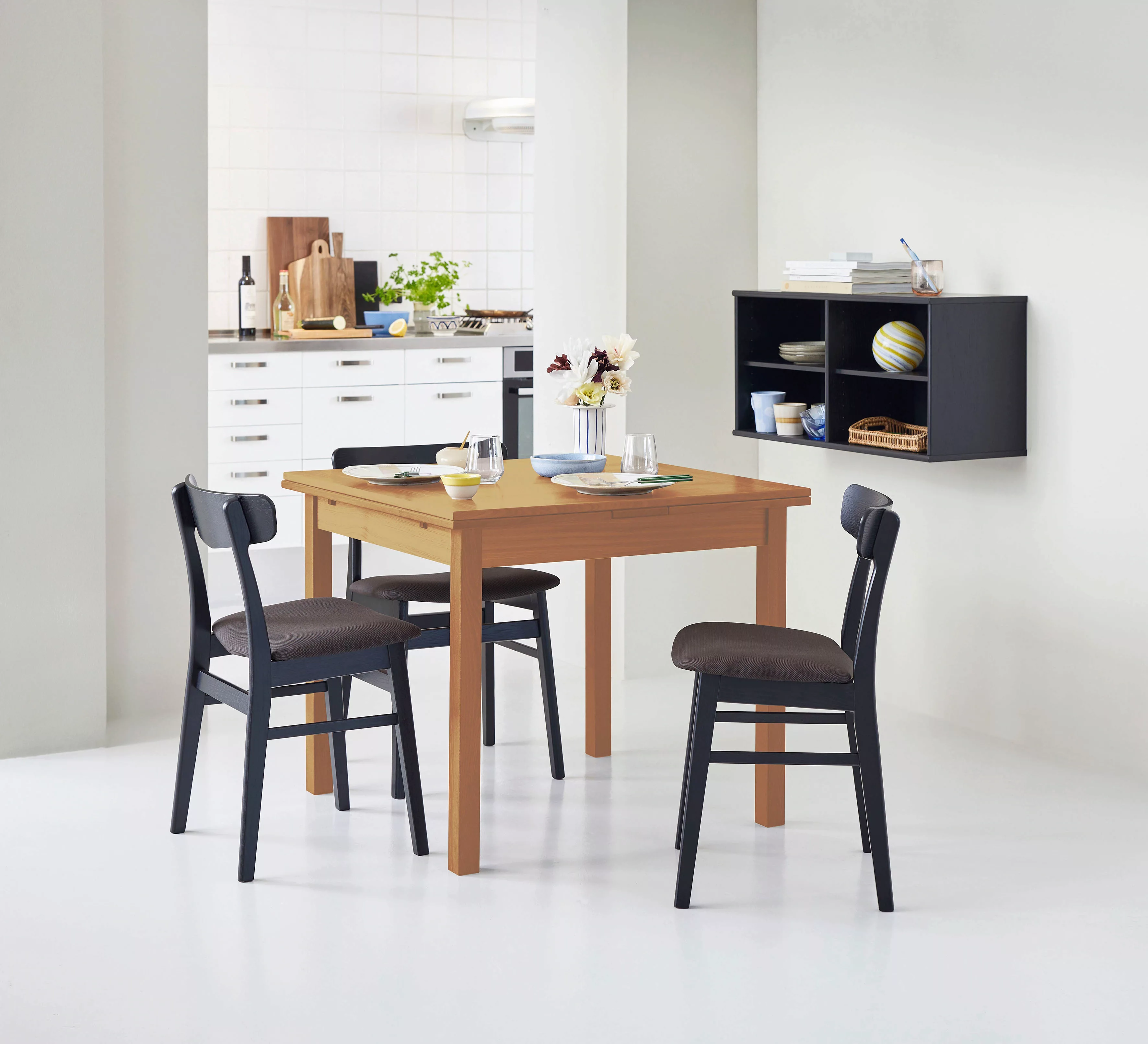 Hammel Furniture Esstisch "Basic Dinex, schnell innenliegende Einlegeplatte günstig online kaufen