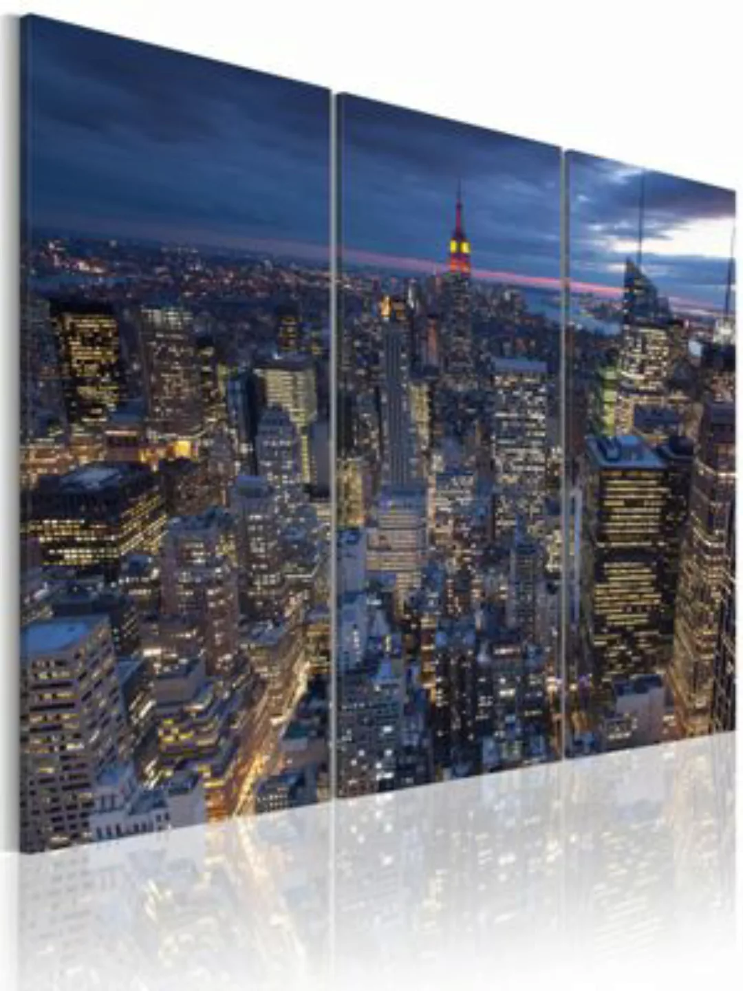 artgeist Wandbild Blick von oben - NYC mehrfarbig Gr. 60 x 40 günstig online kaufen