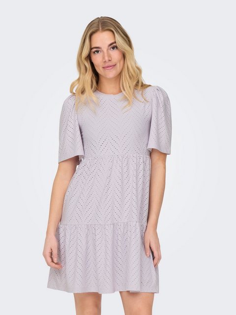 JACQUELINE de YONG Shirtkleid Kleid mit Lochstickerei JDYCARLA (lang) JDYCA günstig online kaufen