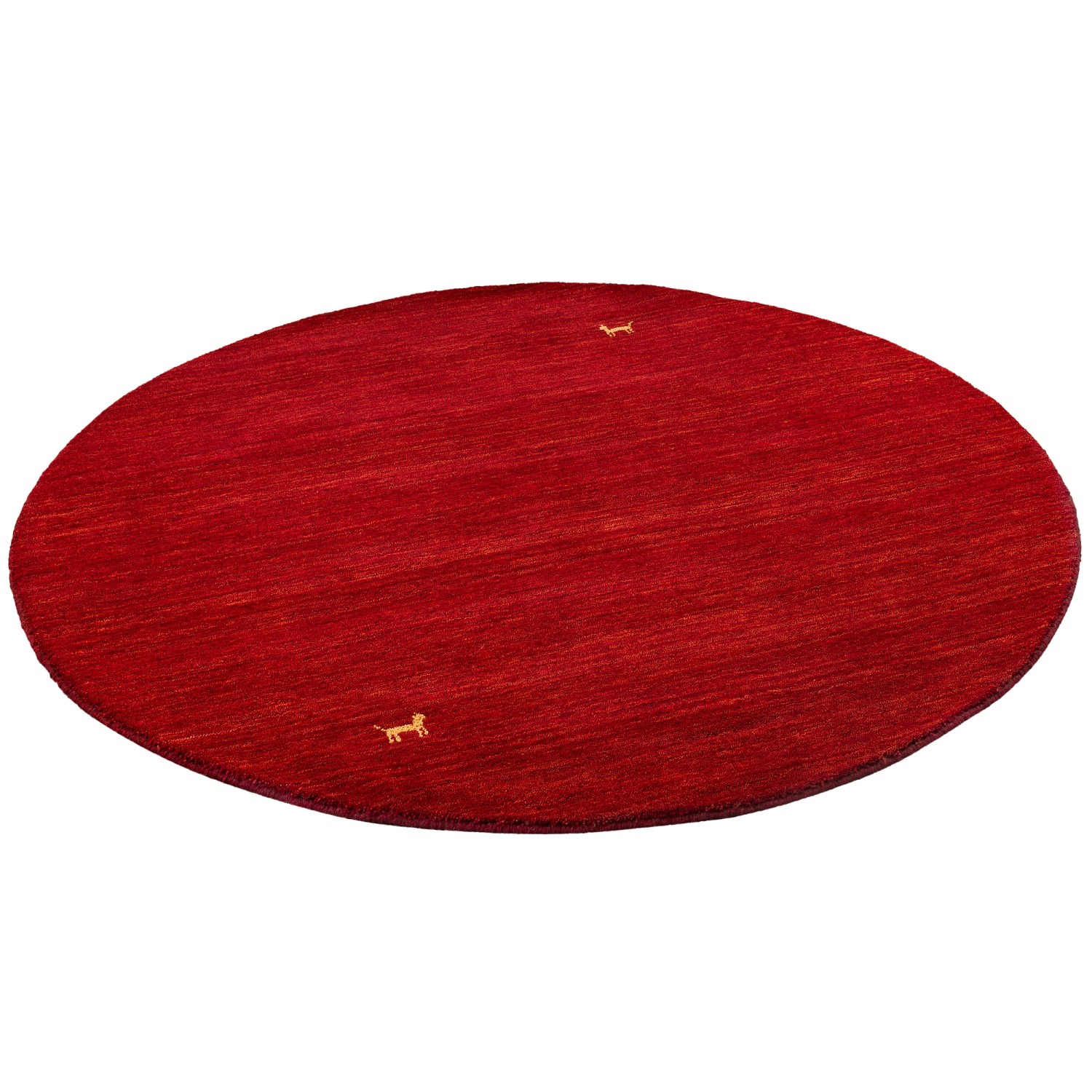 Pergamon Natur Teppich Indo Nepal Gabbeh Shiva Rot 150cm Rund günstig online kaufen