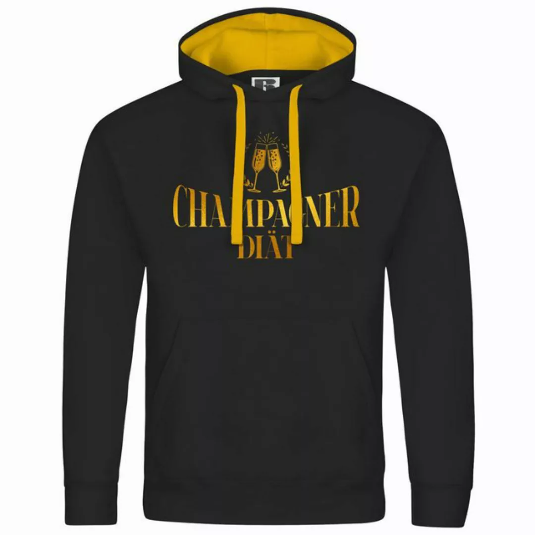 deinshirt Kapuzenpullover Herren Kapuzenpullover Champagner Diät Mit Print günstig online kaufen