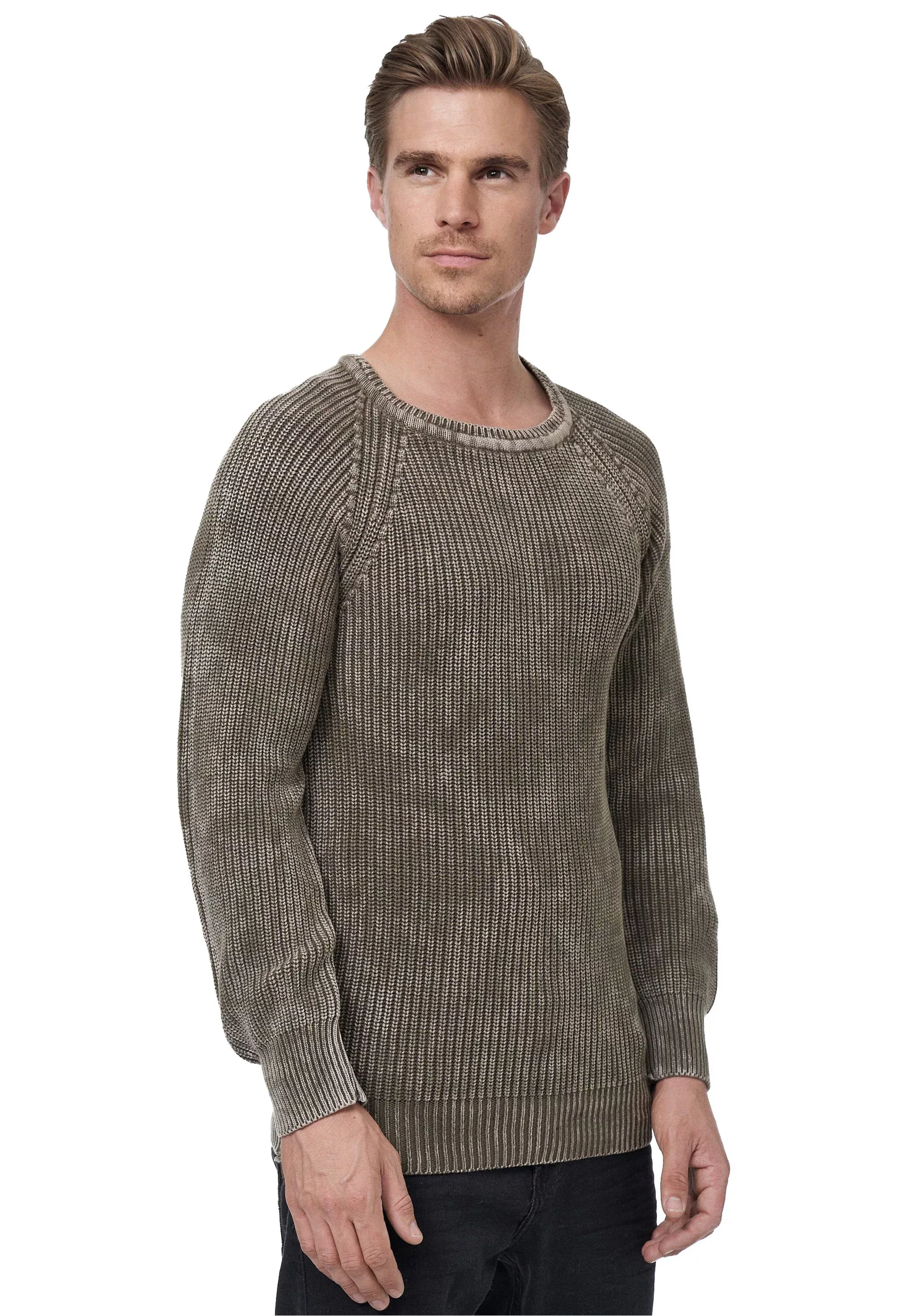 Rusty Neal Strickpullover, im dezenten Batik-Design günstig online kaufen