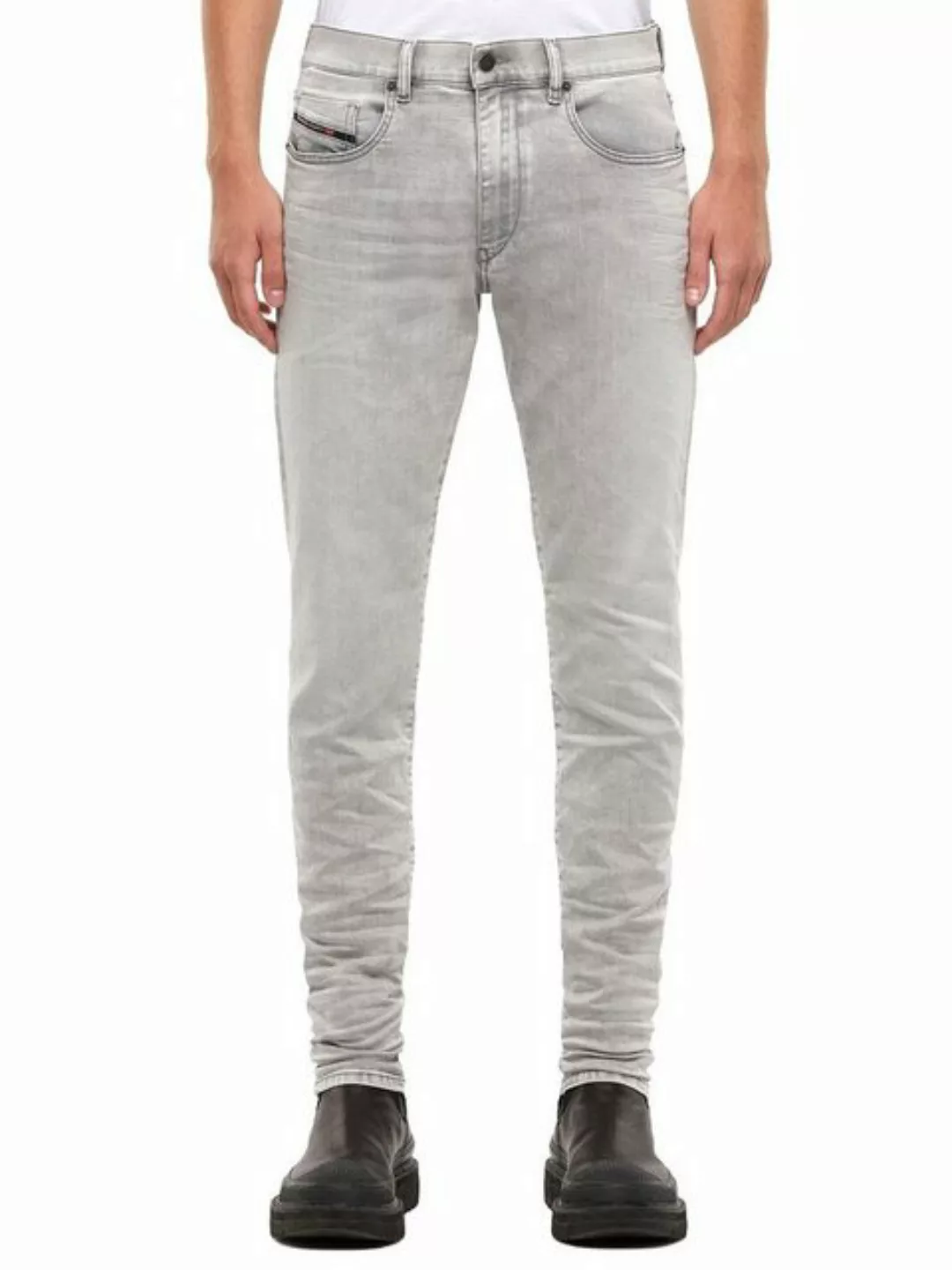 Diesel Slim-fit-Jeans Stretch Hose Hellgrau - D-Strukt 069RE günstig online kaufen