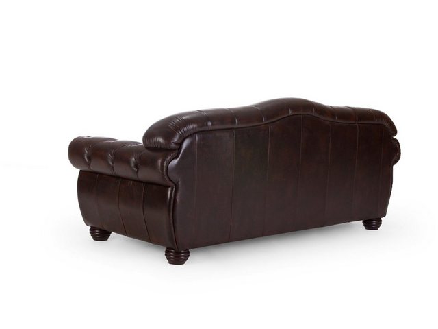 massivum Sofa Chesterfield Hereford 3-Sitzer Echtleder braun, 1 Teile günstig online kaufen