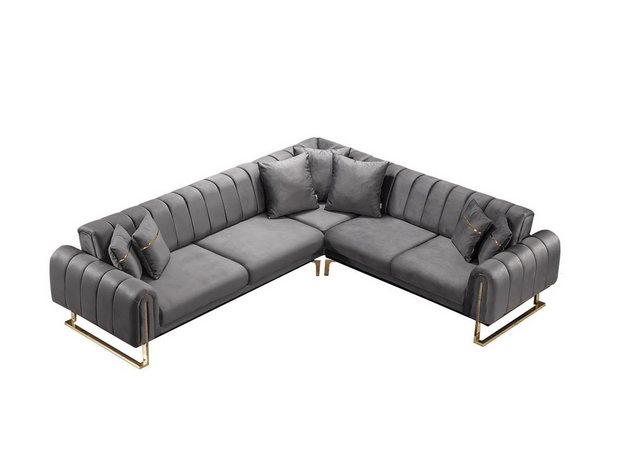 Villa Möbel Ecksofa Wave, Set, mit Relax-/Bettfunktion durch umklappbare Rü günstig online kaufen