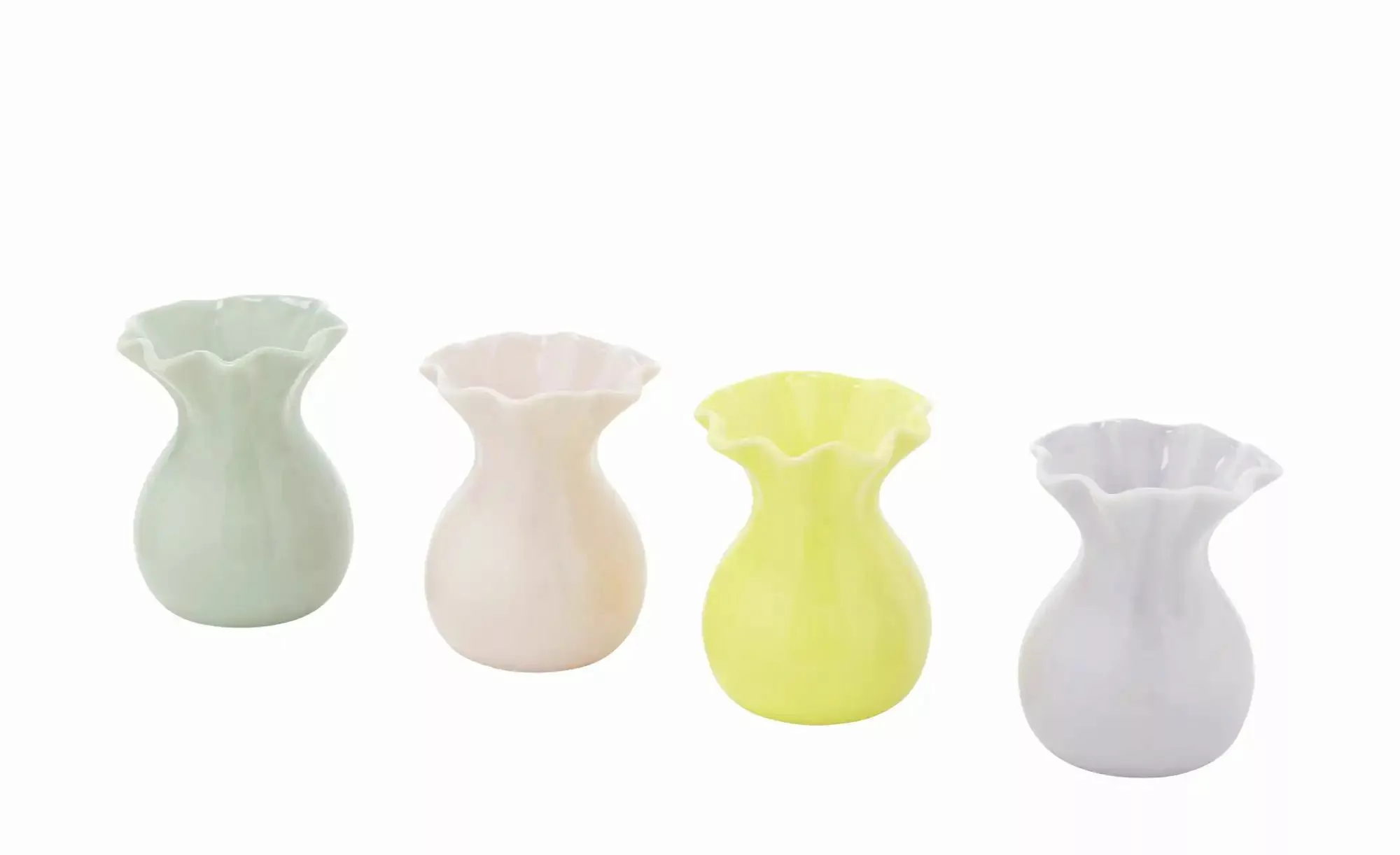 HOME STORY Vase  sortiert   ¦ mehrfarbig ¦ Porzellan ¦ Maße (cm): H: 10,1 günstig online kaufen