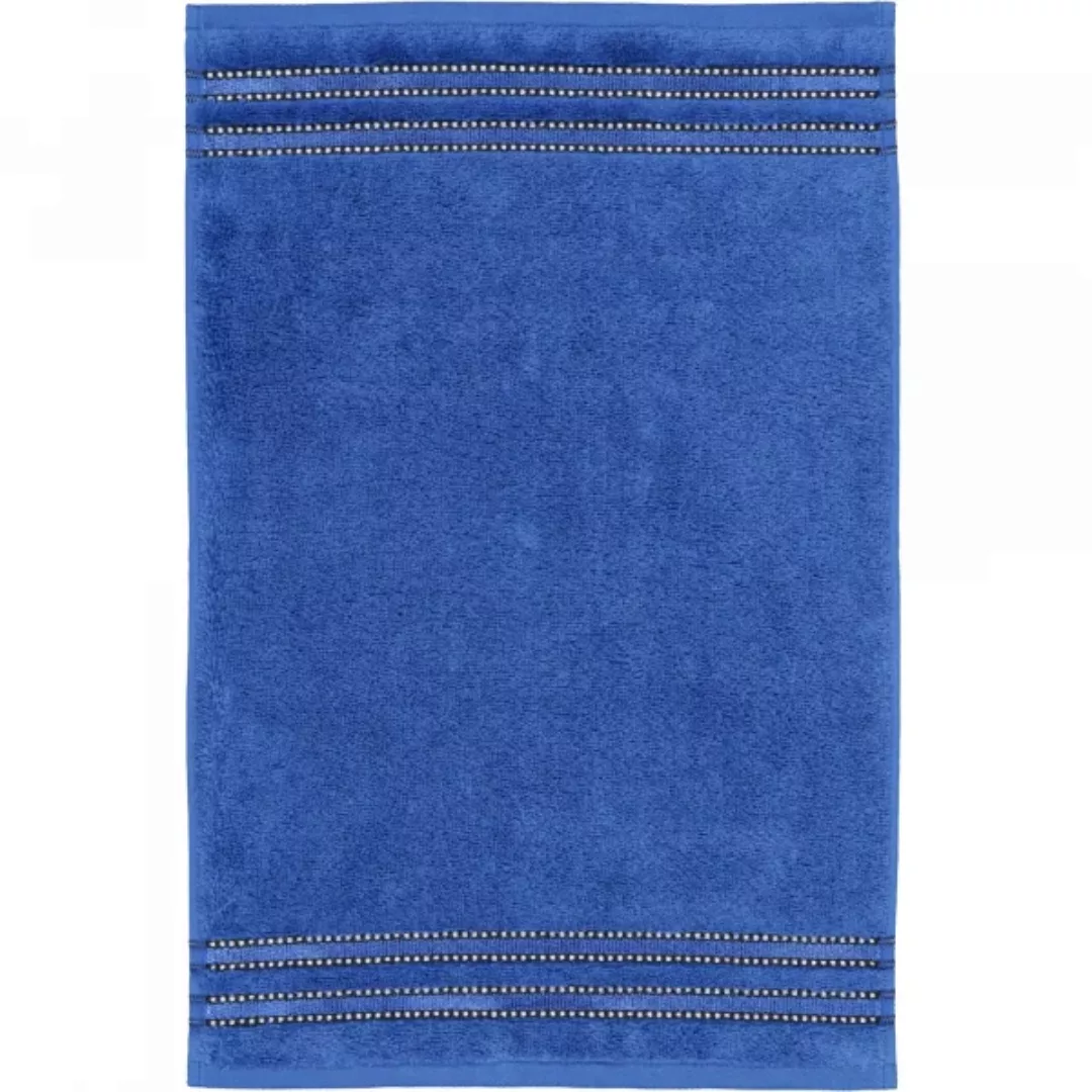 Vossen Cult de Luxe - Farbe: 469 - deep blue - Gästetuch 30x50 cm günstig online kaufen