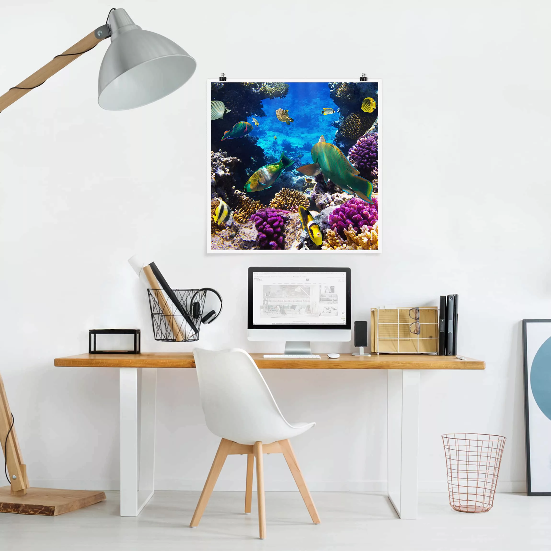 Poster Strand - Quadrat Underwater Dreams günstig online kaufen