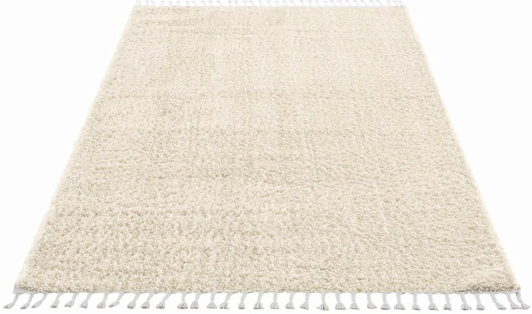Carpet City Hochflor-Teppich Pulpy 100, rechteckig, günstig online kaufen