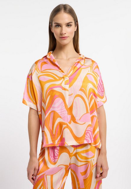Frieda & Freddies NY Klassische Bluse Blouse Shirt mit dezenten Farbdetails günstig online kaufen