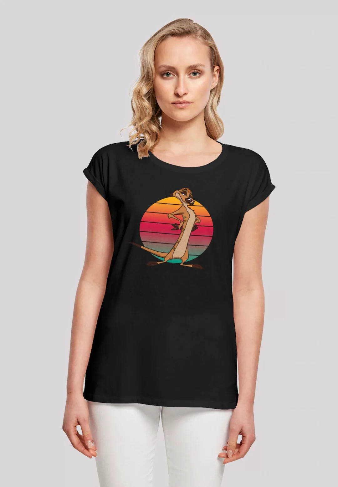 F4NT4STIC T-Shirt "Disney König der Löwen Timon Sunset", Print günstig online kaufen