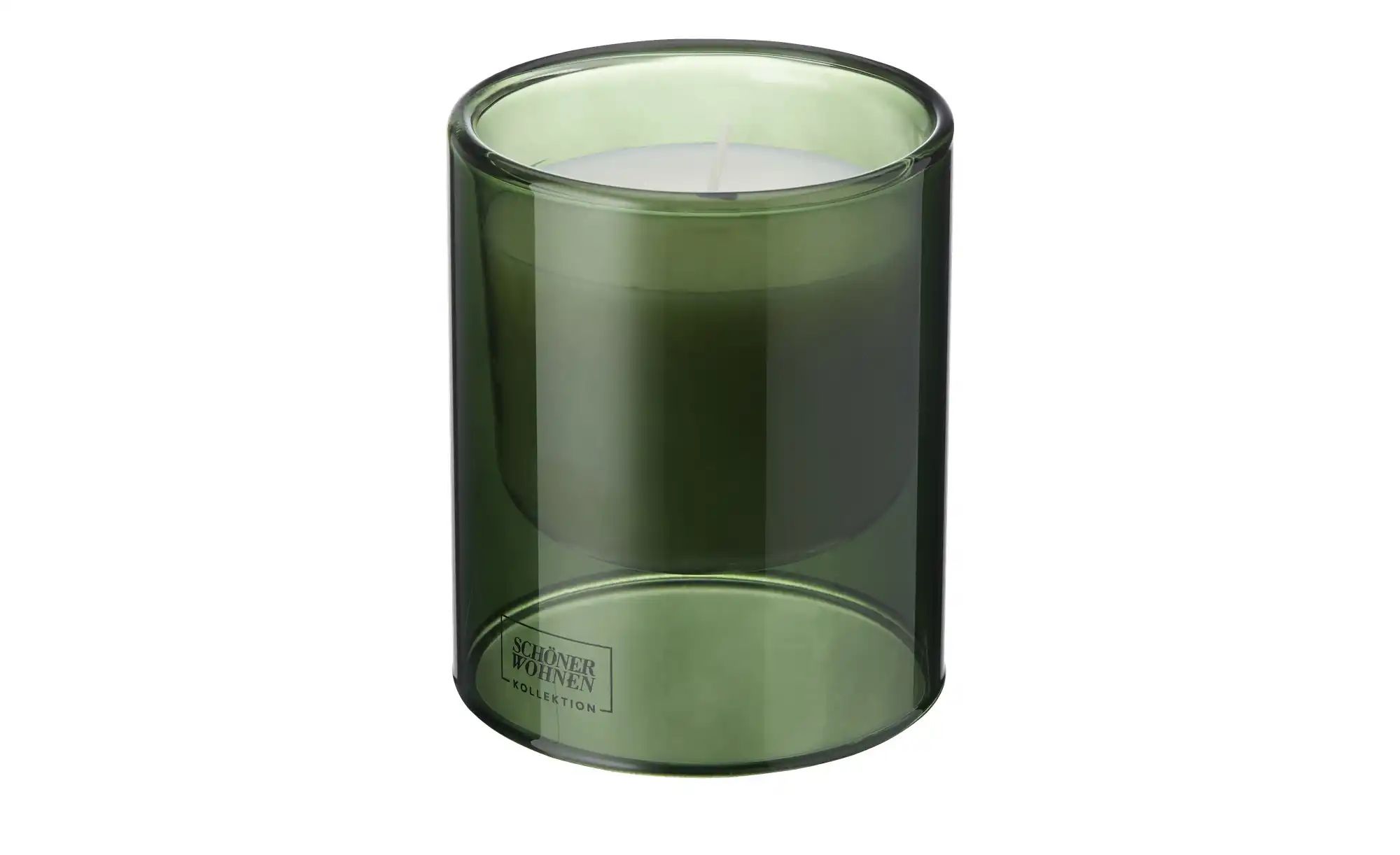 SCHÖNER WOHNEN Kollektion Duftkerze   ¦ grün ¦ Glas,Wachs ¦ Maße (cm): H: 1 günstig online kaufen
