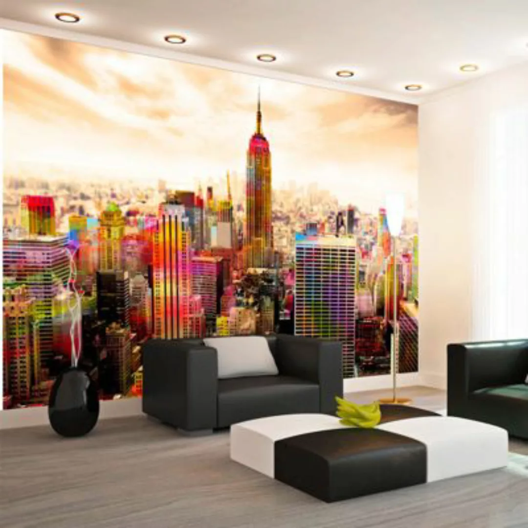 artgeist Fototapete Colors of New York City III sand Gr. 350 x 245 günstig online kaufen
