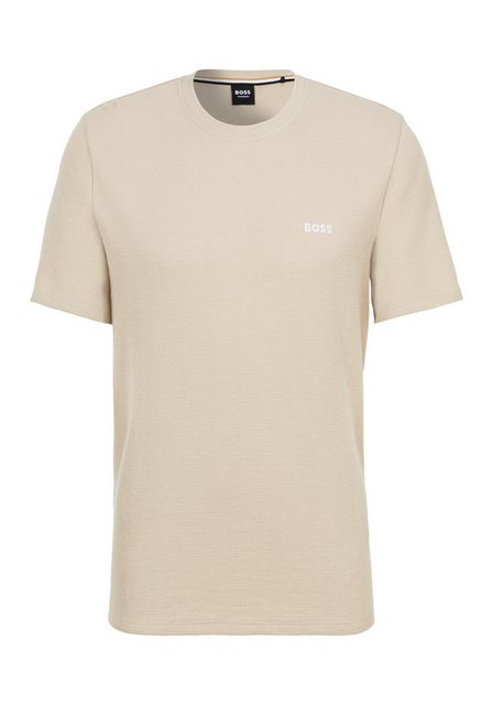 BOSS T-Shirt Waffle T-Shirt 10242355 01 mit Waffelmuster günstig online kaufen