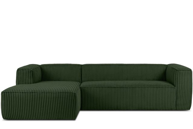 KONSIMO® Ecksofa Links Ecksofa FEROX, hergestellt in der EU,aus breitem Cor günstig online kaufen