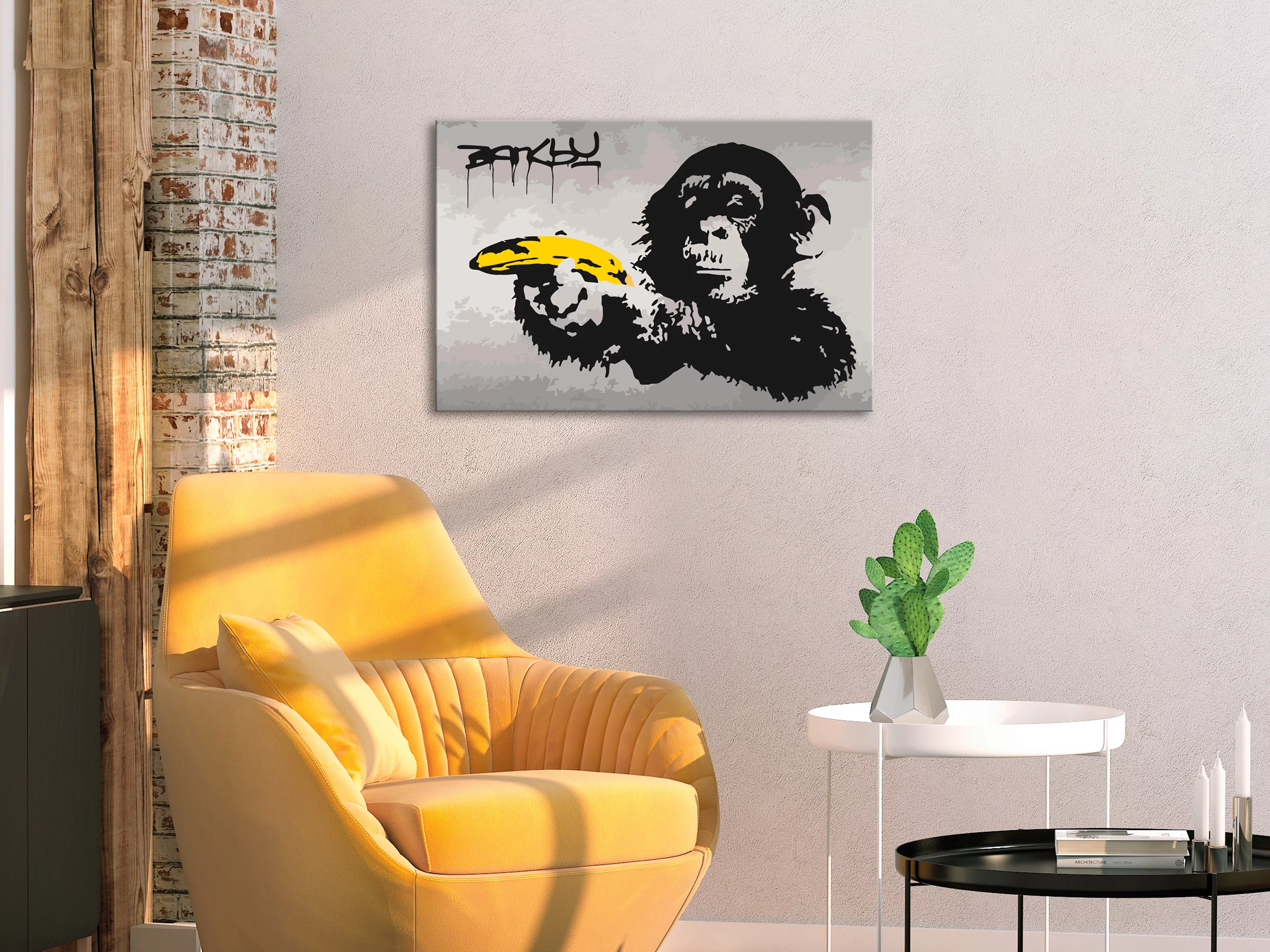 Malen Nach Zahlen - Affe (banksy Street Art Graffiti) günstig online kaufen