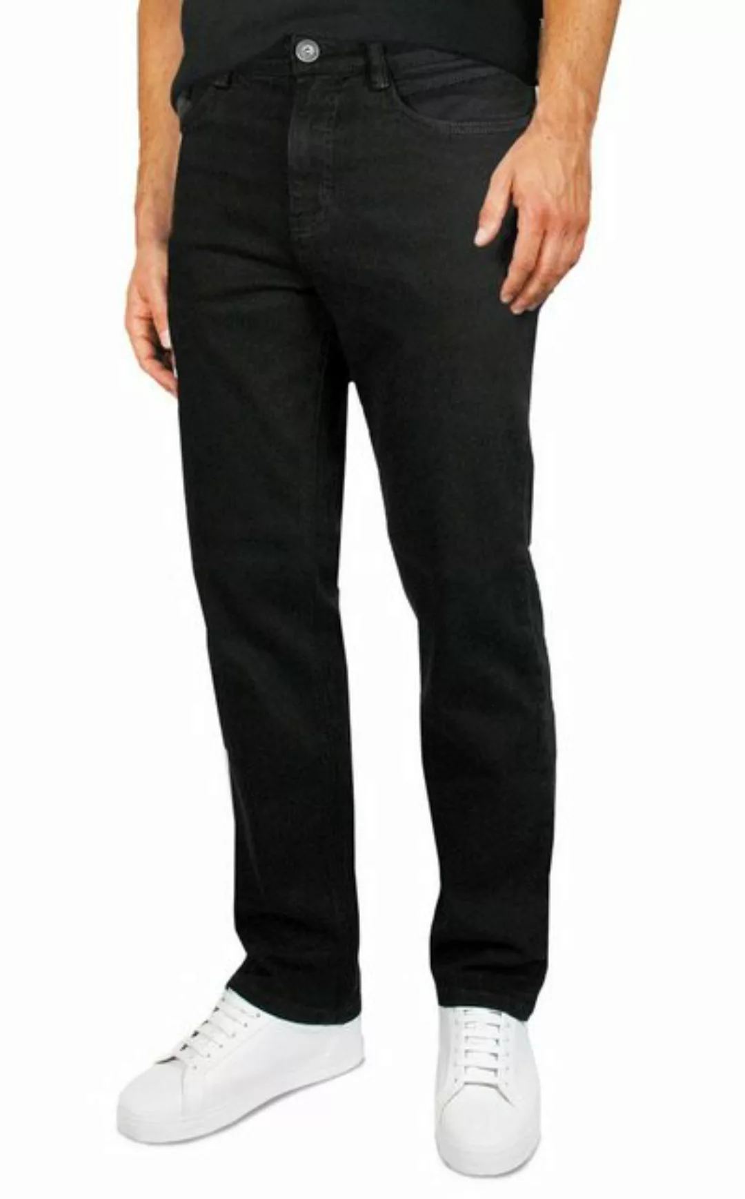 Paddock`s Herren Jeans RANGER - Slim Fit - Schwarz - Black Black günstig online kaufen