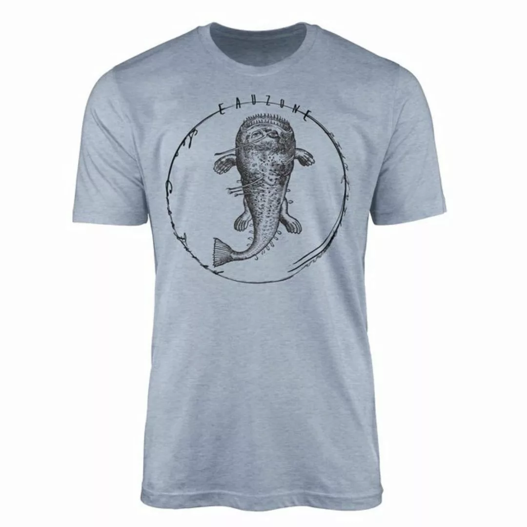 Sinus Art T-Shirt T-Shirt Tiefsee Fische - Serie: Sea Creatures, feine Stru günstig online kaufen