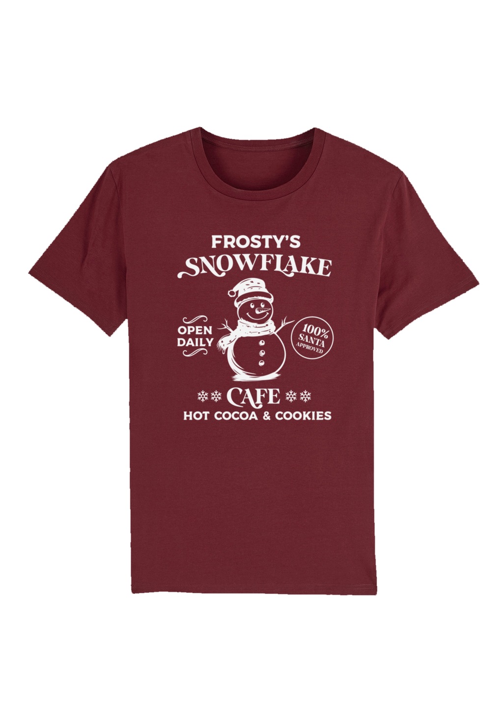 F4NT4STIC T-Shirt "Frostys Snowflake Cafe Retro Weihnachten", Premium Quali günstig online kaufen