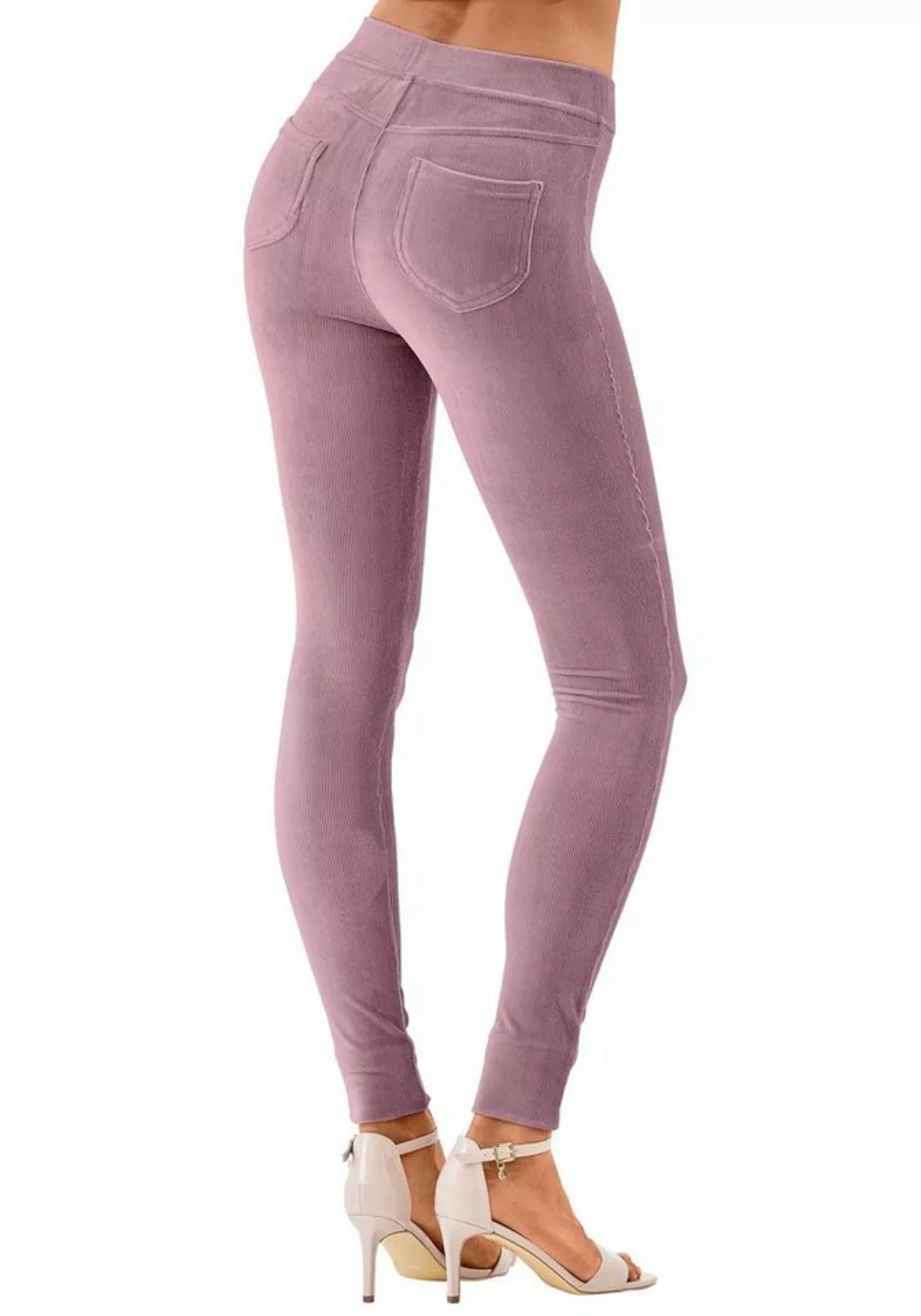 LASCANA Leggings, aus weichem Material in Cord-Optik, Loungewear günstig online kaufen