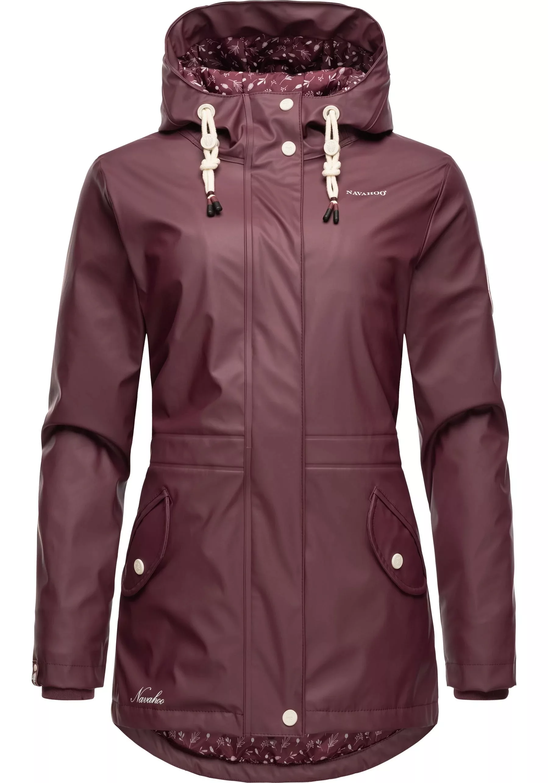 Navahoo Regenjacke "Oceans Heart", mit Kapuze, stylischer wasserdichter Reg günstig online kaufen