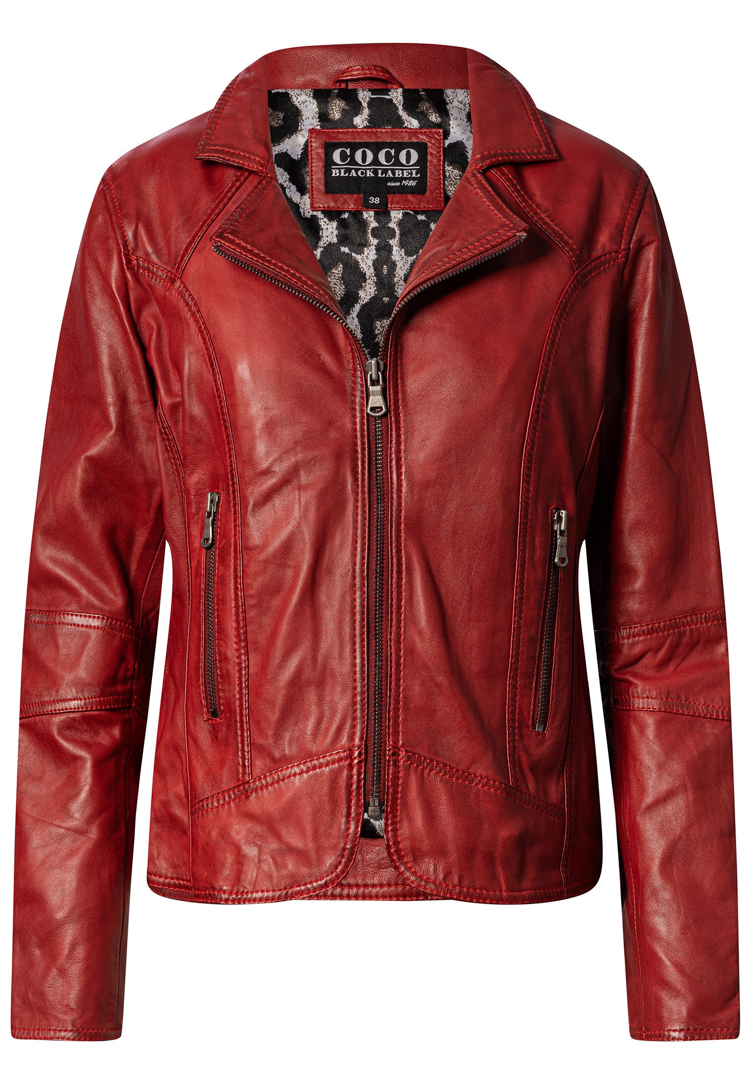 CBL Lederjacke MQ-44954 mit reißverschlusstaschen günstig online kaufen