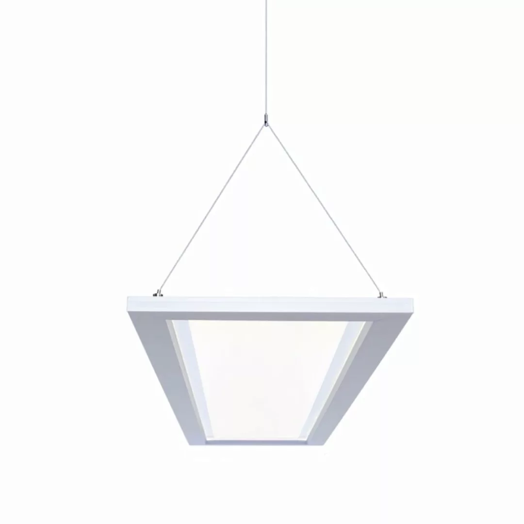 DOTLUX LED-Hängeleuchte OFFICE weiß 120 x 30 cm CCT 54 W dim günstig online kaufen