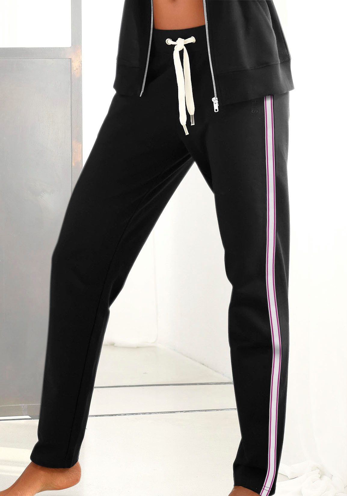 H.I.S Homewearhose -Loungehose mit seitlichen Streifen günstig online kaufen