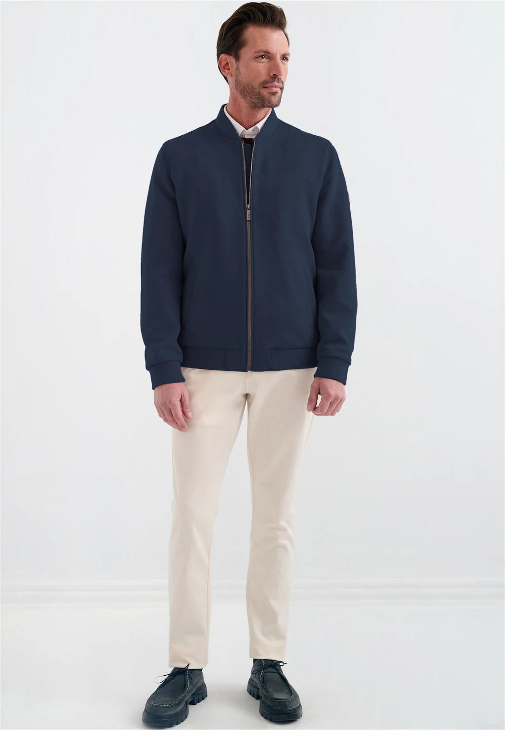 Pierre Cardin Lederimitatjacke, im Bomber-Stil günstig online kaufen