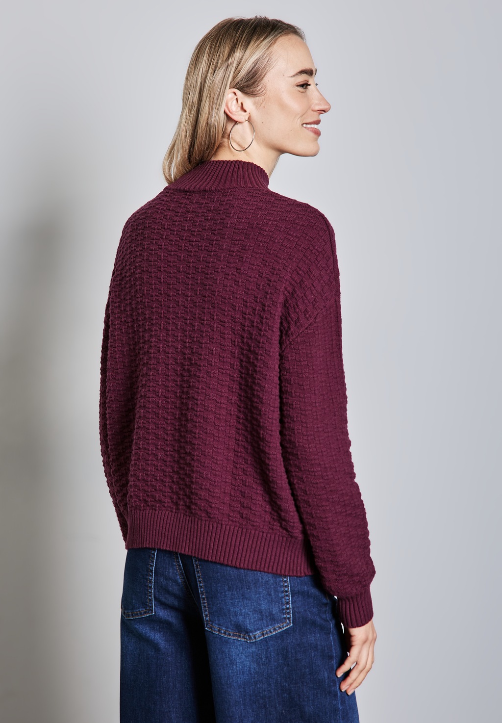 STREET ONE Strickpullover, im soften Baumwoll-Mix günstig online kaufen