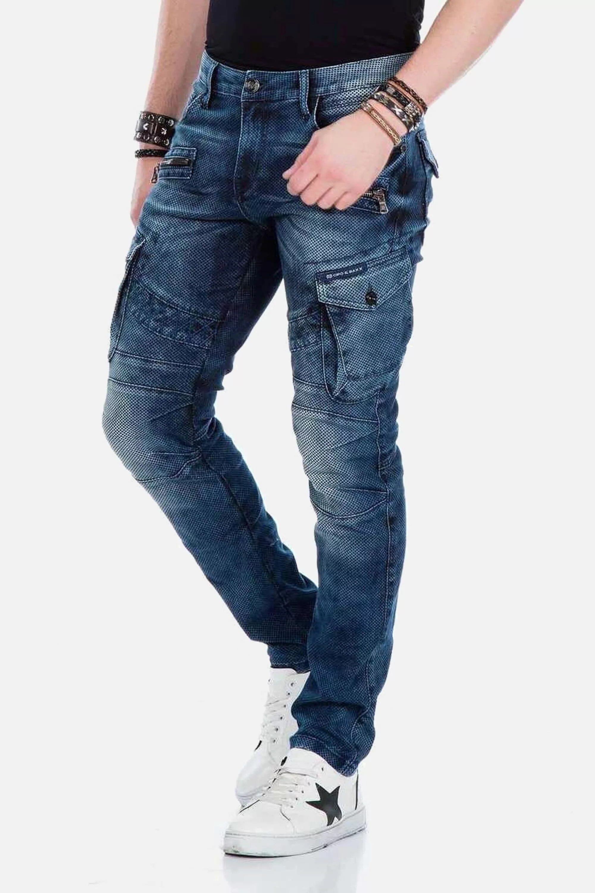 Cipo & Baxx 5-Pocket-Jeans "Jeans", in schmaler Passform, CD-369 günstig online kaufen