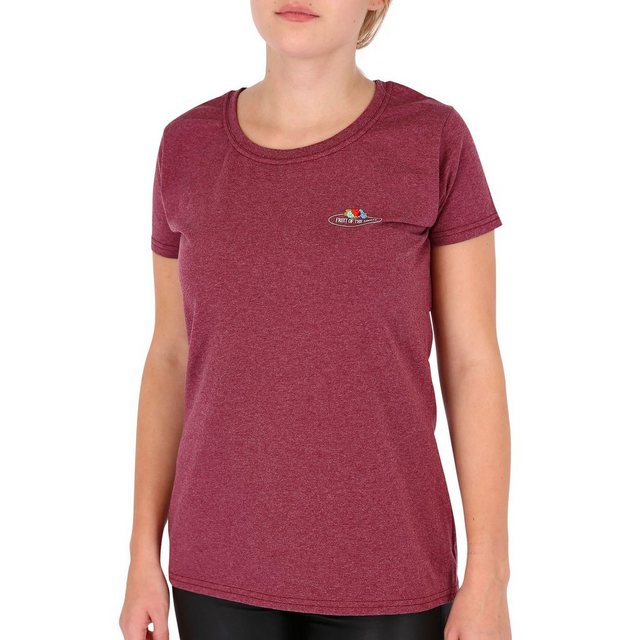 Fruit of the Loom Rundhalsshirt Damen T-Shirt mit Vintage-Logo günstig online kaufen