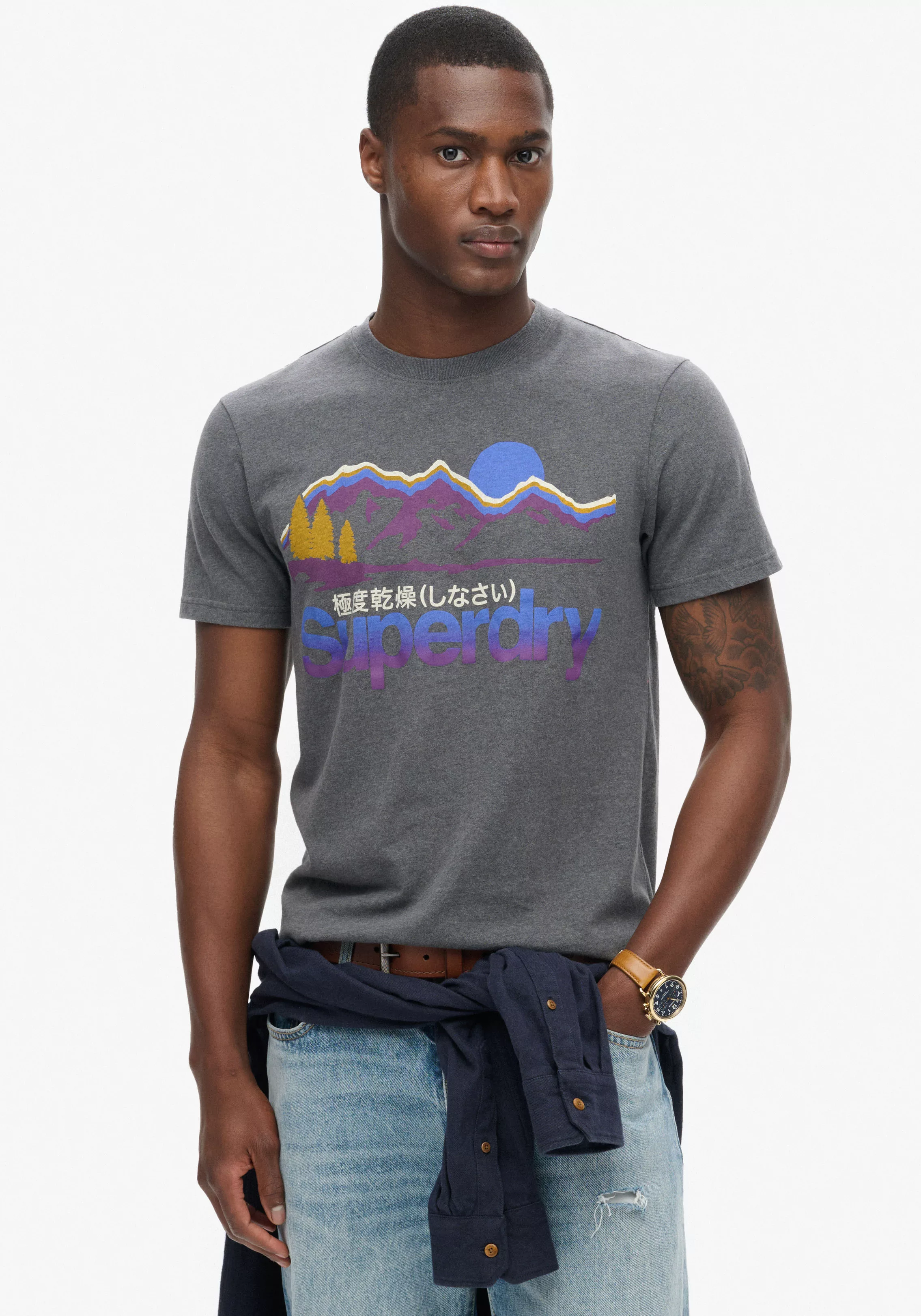 Superdry Rundhalsshirt CL GREAT OUTDOORS GRAPHIC TEE günstig online kaufen