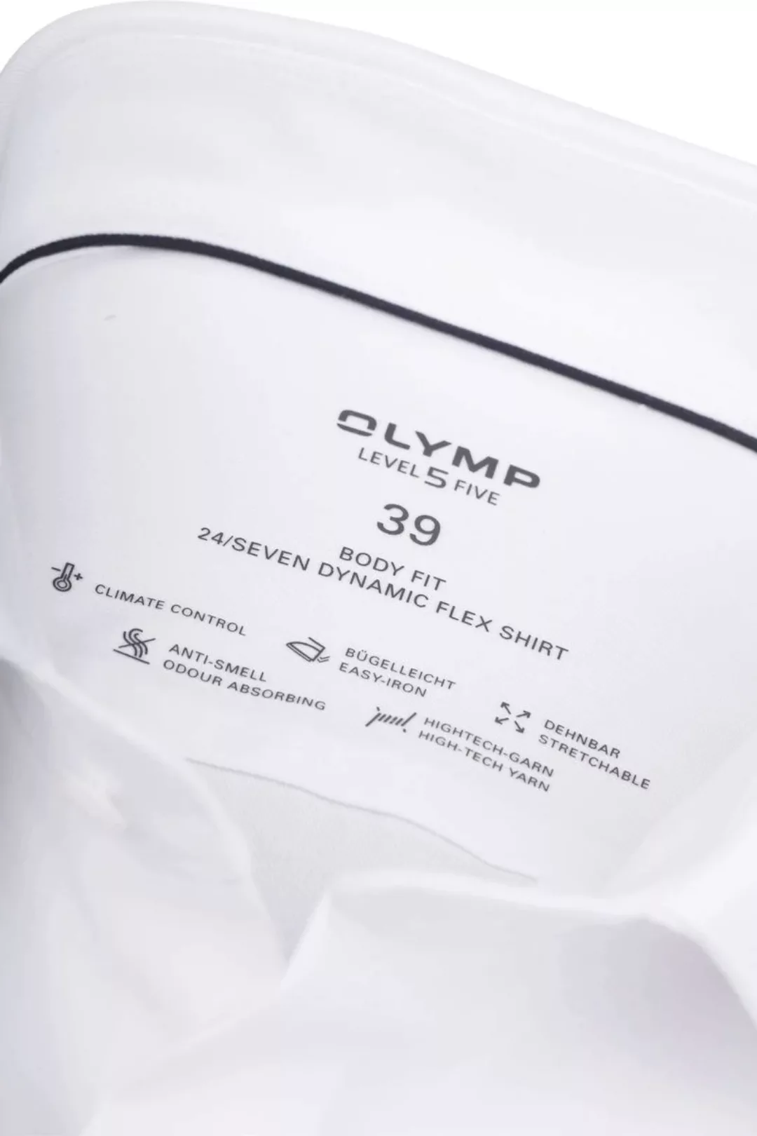 OLYMP Hemd Level 5 24/Seven Weiß - Größe 39 günstig online kaufen