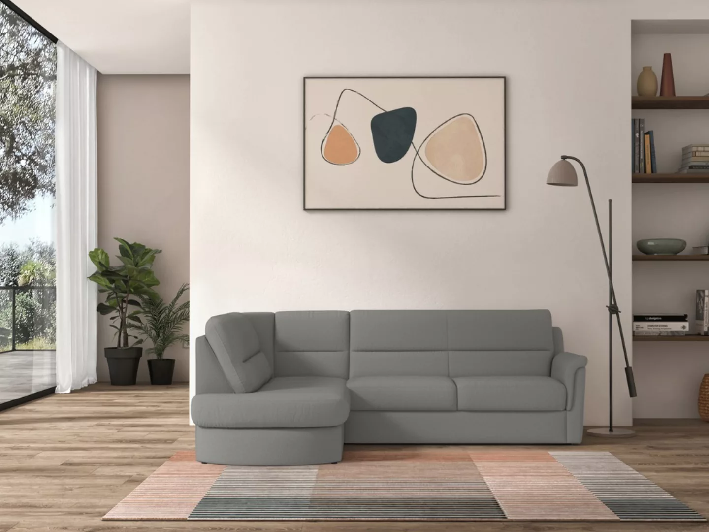 sit&more Ecksofa »Panini L-Form«, wahlweise mit Vorziehsitz und Bettkasten günstig online kaufen