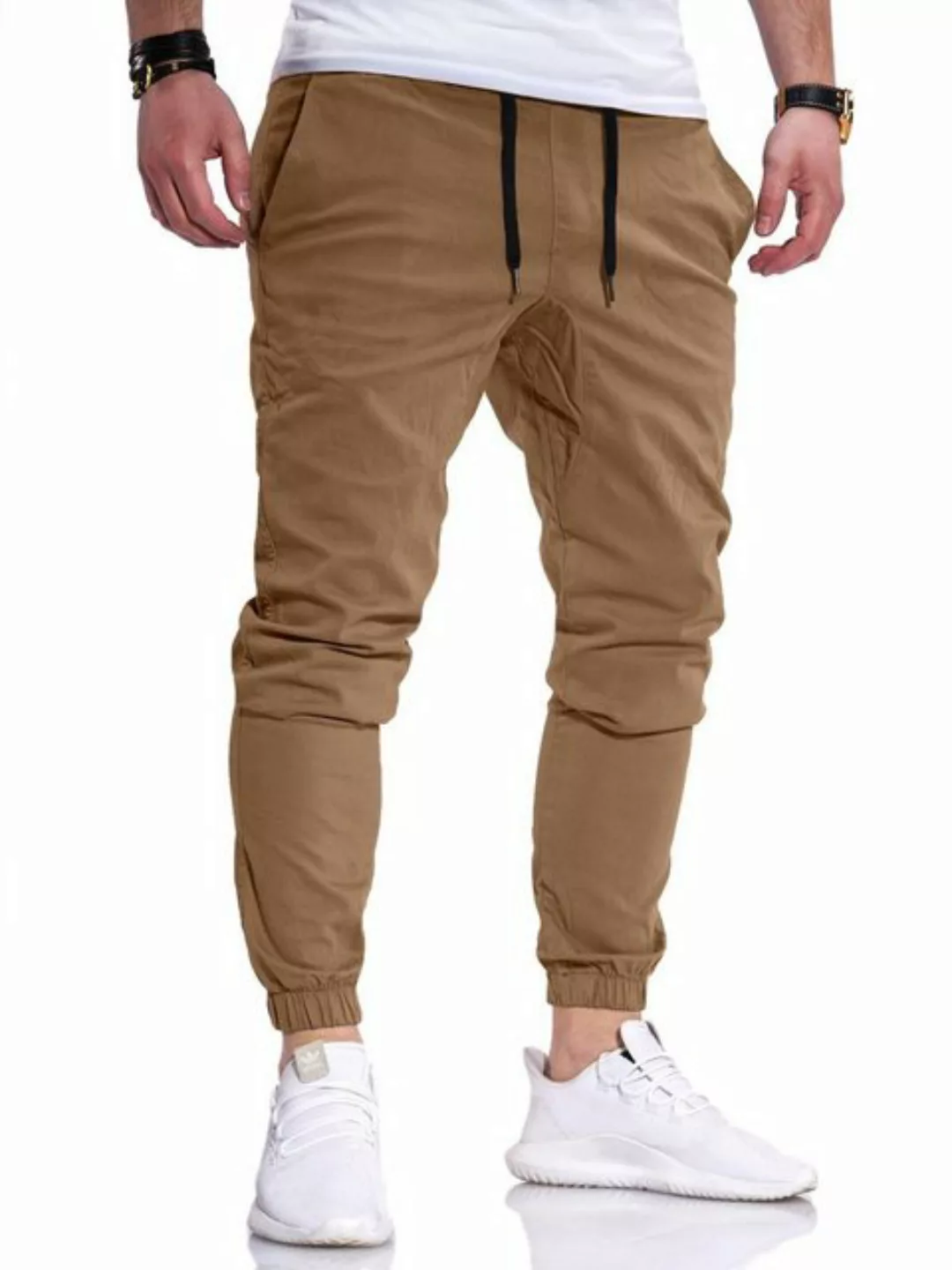 behype Chinohose MPC-60 Jogger-Hose mit elastischem Bund günstig online kaufen