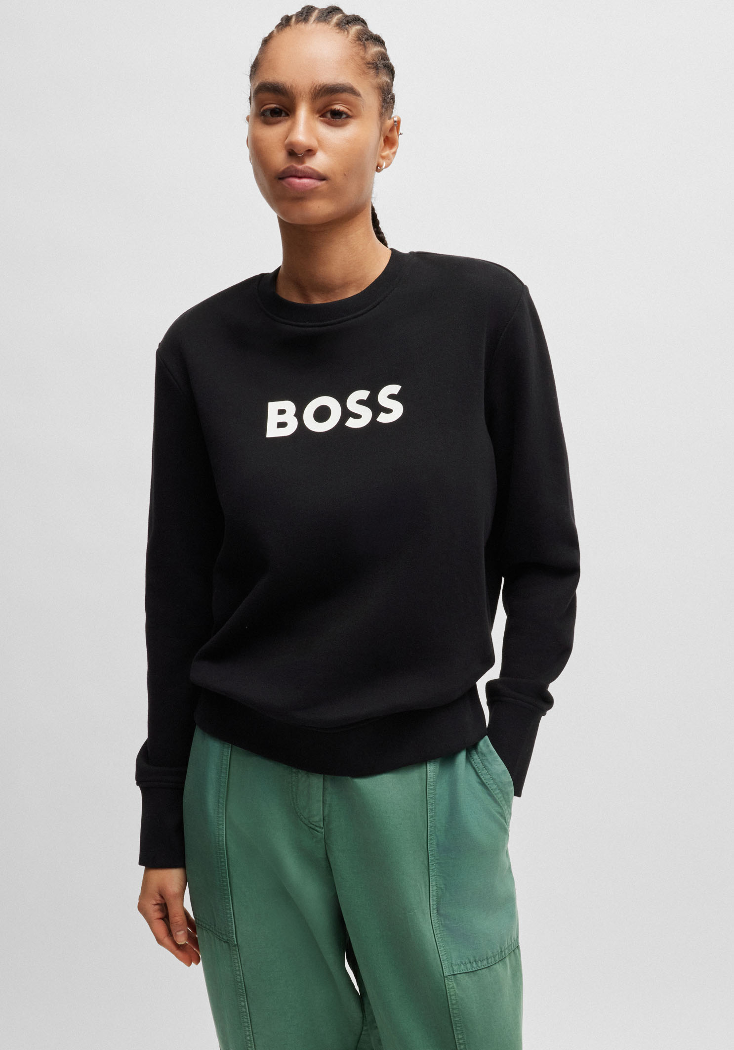 BOSS ORANGE Sweatshirt C_Elaboss_6 mit Rundhalsausschnitt günstig online kaufen