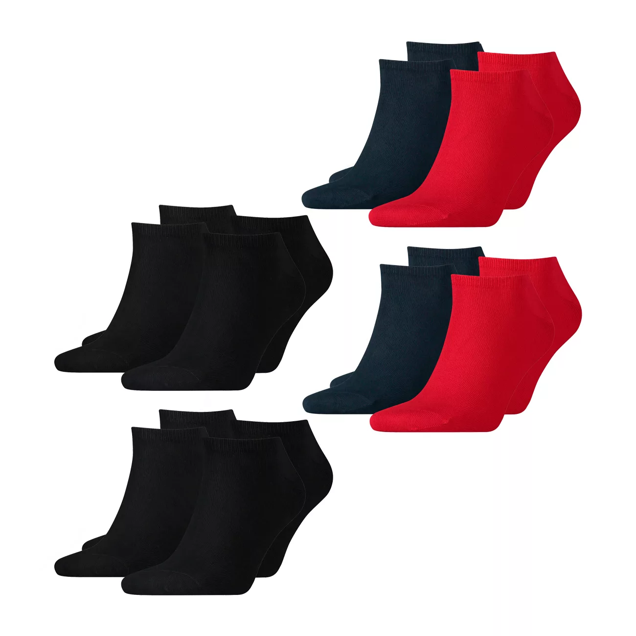 Tommy Hilfiger Herren Sneaker Socken FLAG Sport Baumwolle - 4er 6er 8er Mul günstig online kaufen