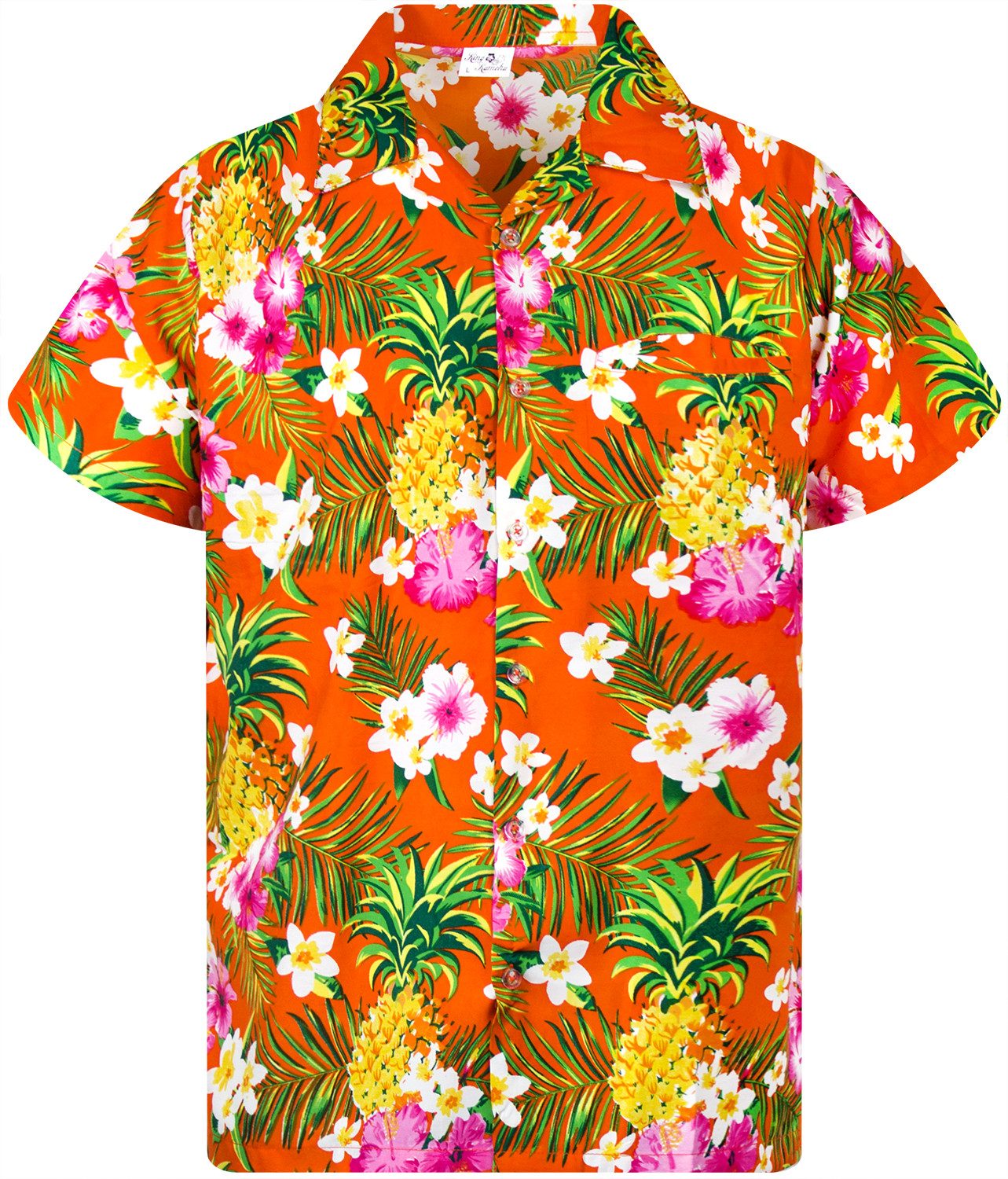 King Kameha Hawaiihemd Pineapple Flowers Funky günstig online kaufen