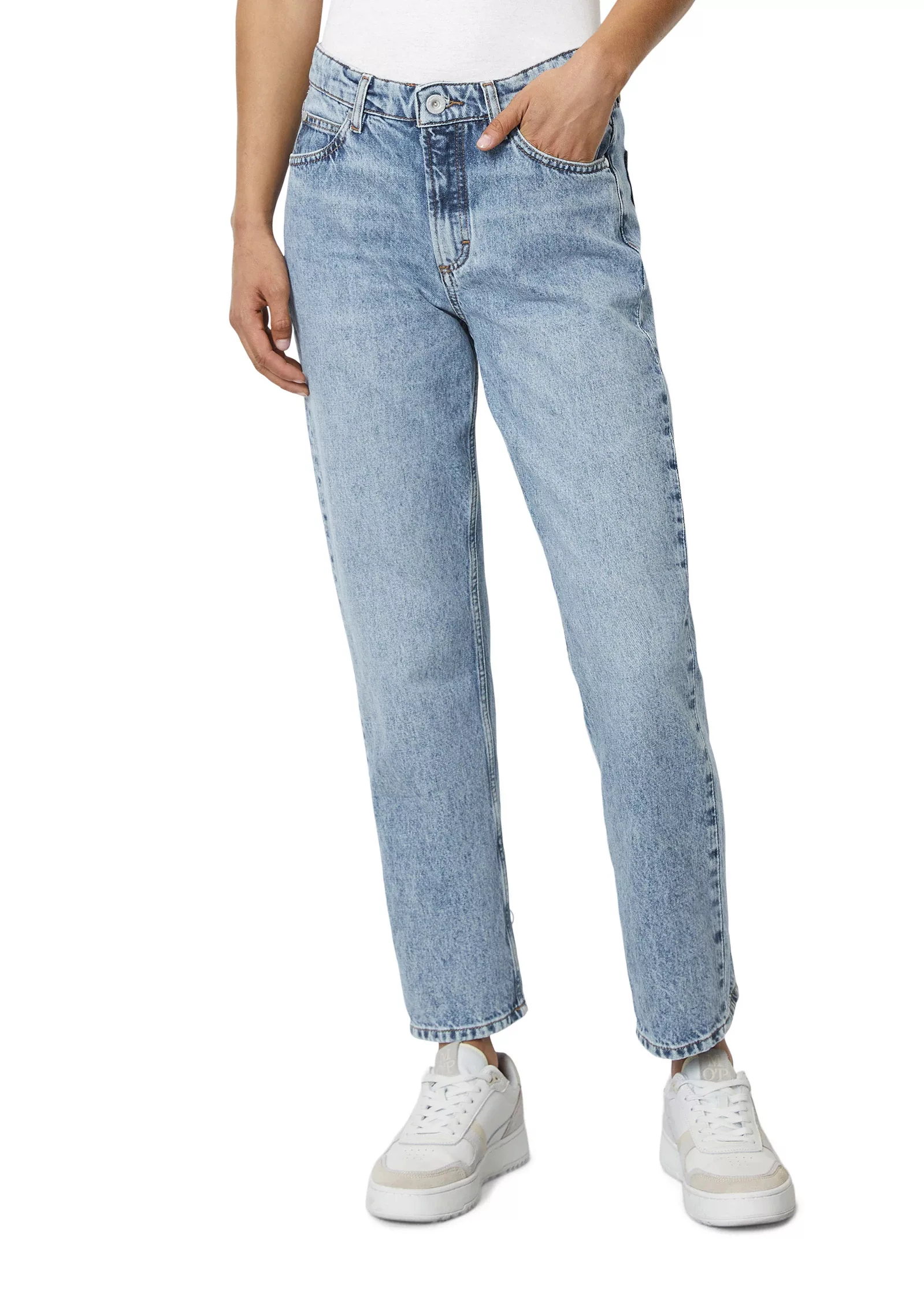 Marc OPolo 5-Pocket-Jeans "aus Rigid-Denim in reiner Baumwolle" günstig online kaufen