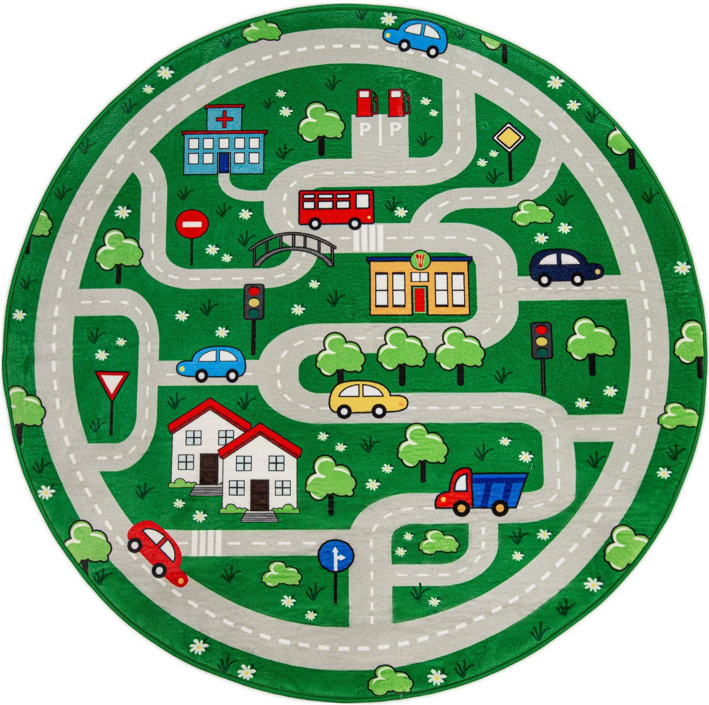 Paco Home Kinderteppich Chicos 559, rund, günstig online kaufen