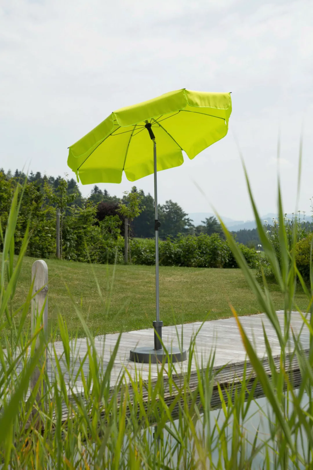 Schneider Sonnenschirm Locarno Apfelgrün Ø 150 cm günstig online kaufen