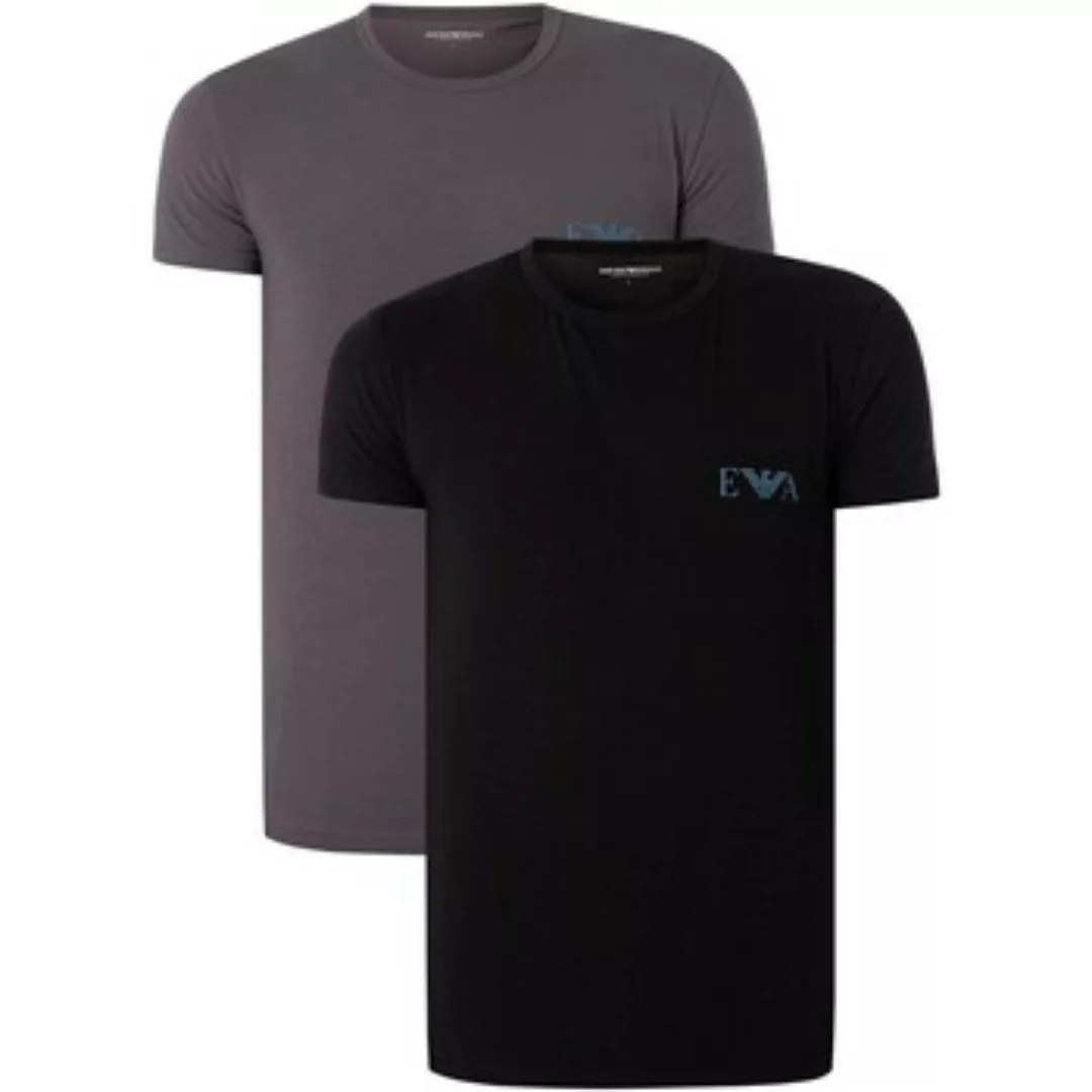 Emporio Armani  Pyjamas/ Nachthemden 2Er-Pack Lounge-T-Shirts Mit Rundhalsa günstig online kaufen