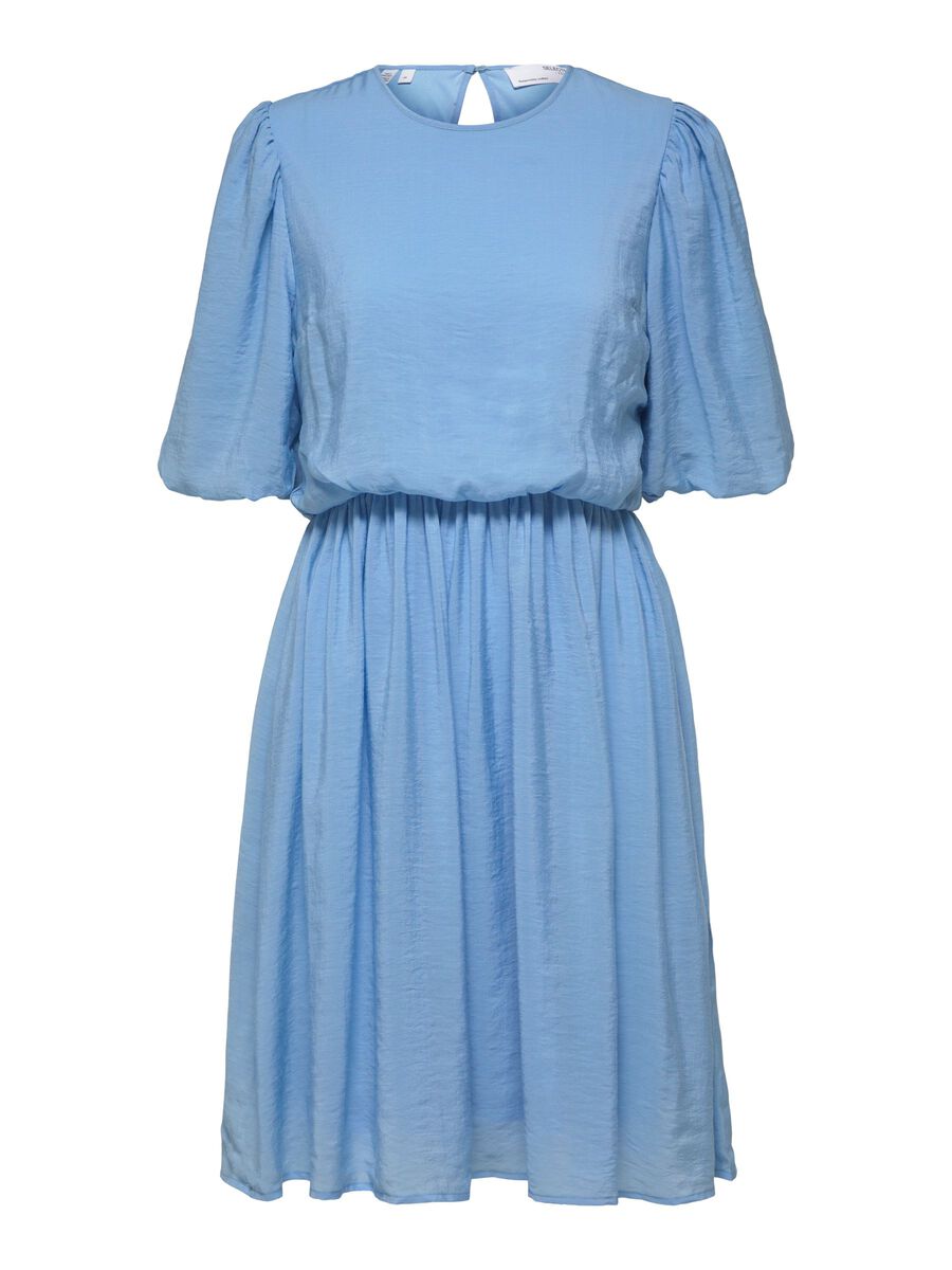 SELECTED Kurzärmeliges Minikleid Damen Blau günstig online kaufen