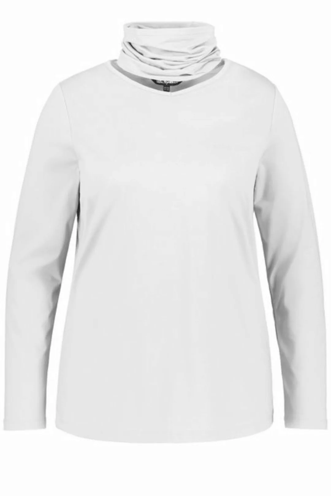 Ulla Popken Longsleeve Ski-Funktionsshirt schnelltrocknend Loop Langarm günstig online kaufen